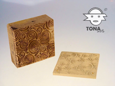 Endlosstempel aus Hartholz